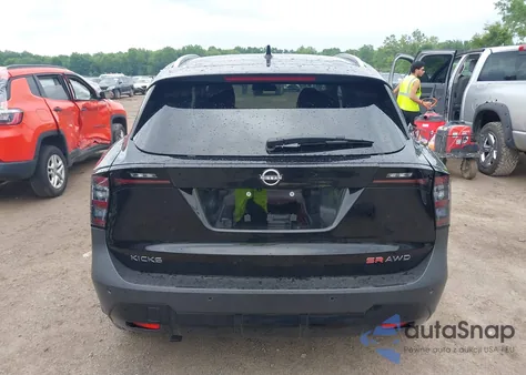 2025 Nissan Kicks Sr Intelligent Awd из США, поврежденный, VIN 3N8AP6DB6SL358728